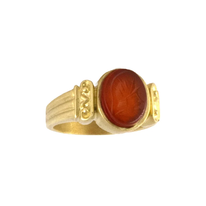 Limited-Stock Jewelry Sale – Shop Before It's Gone Carnelian Carved Knight Intaglio Ring Limited-Stock Jewelry Sale – Shop Before It's Gone Carnelian Carved Knight Intaglio Ring