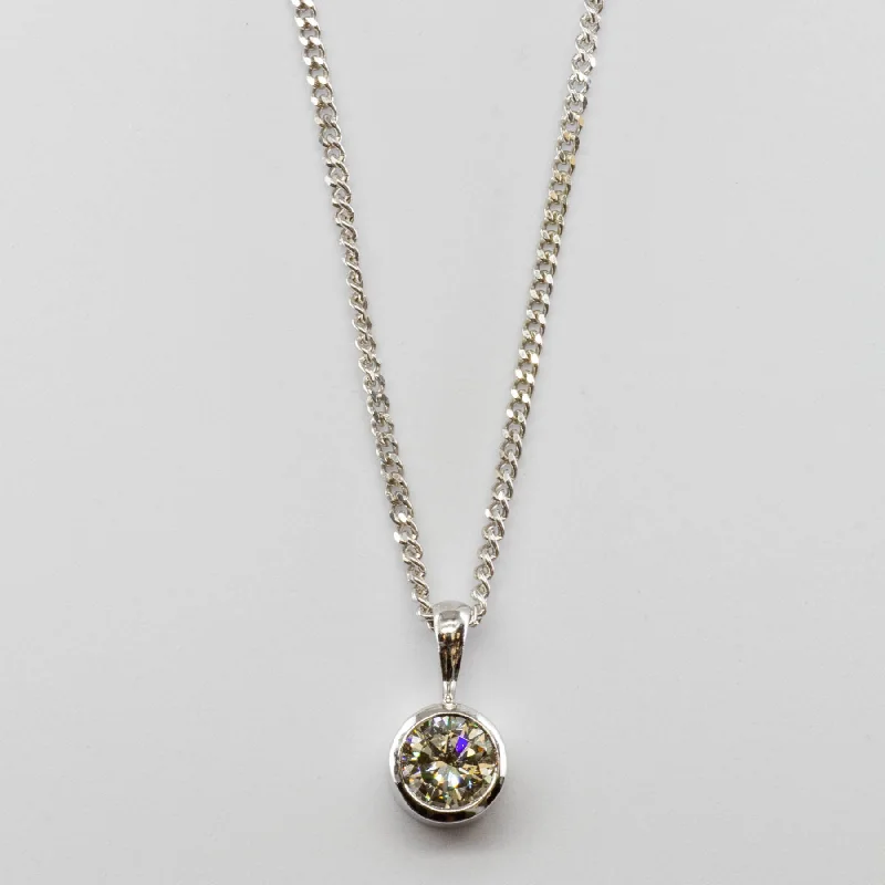 Final Call For Exquisite Jewelry At Reduced Rates 14k White Gold Diamond Necklace | 0.85 ct VVS2-VS1 I/J | 18" Final Call For Exquisite Jewelry At Reduced Rates 14k White Gold Diamond Necklace | 0.85 ct VVS2-VS1 I/J | 18"