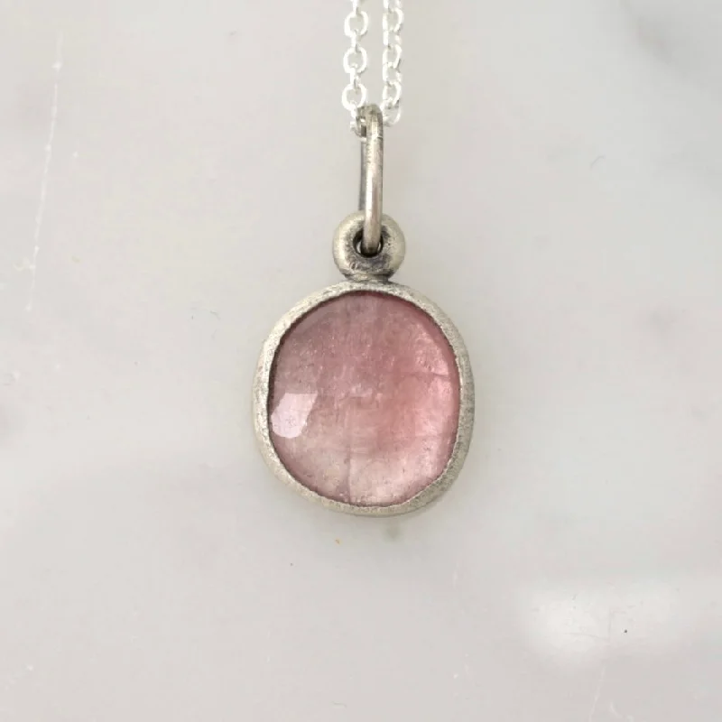 Modern Statement Jewelry For Bold Styling Dark Pink Tourmaline Pendant