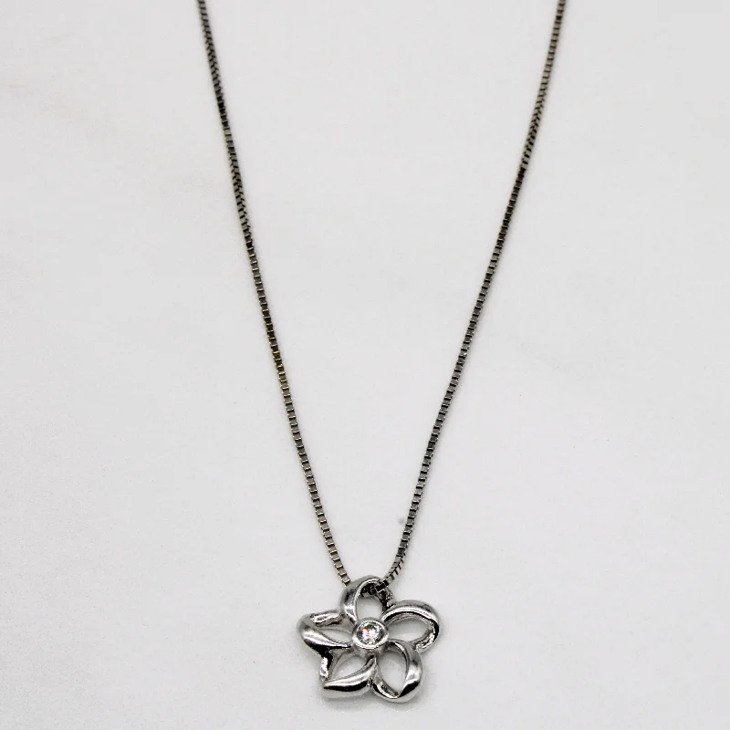 Bold And Beautiful Jewelry Now At Irresistible Prices Diamond Flower Pendant & Necklace | 0.02ct | 18" | Bold And Beautiful Jewelry Now At Irresistible Prices Diamond Flower Pendant & Necklace | 0.02ct | 18" |