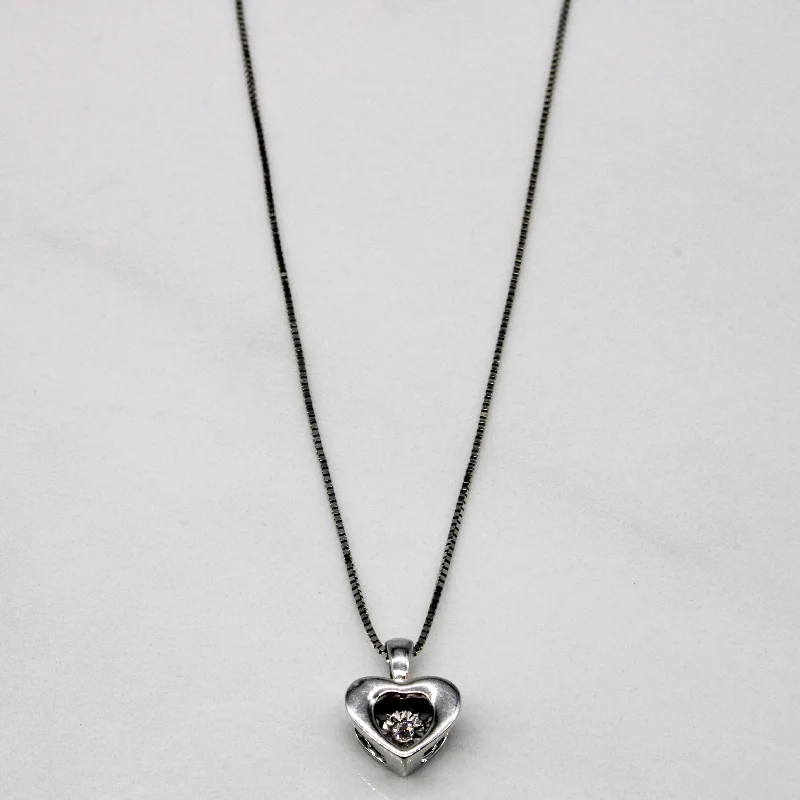 Affordable Glamour – Premium Jewelry For Less Diamond Heart Pendant & Necklace | 0.02ct | 18" | Affordable Glamour – Premium Jewelry For Less Diamond Heart Pendant & Necklace | 0.02ct | 18" |