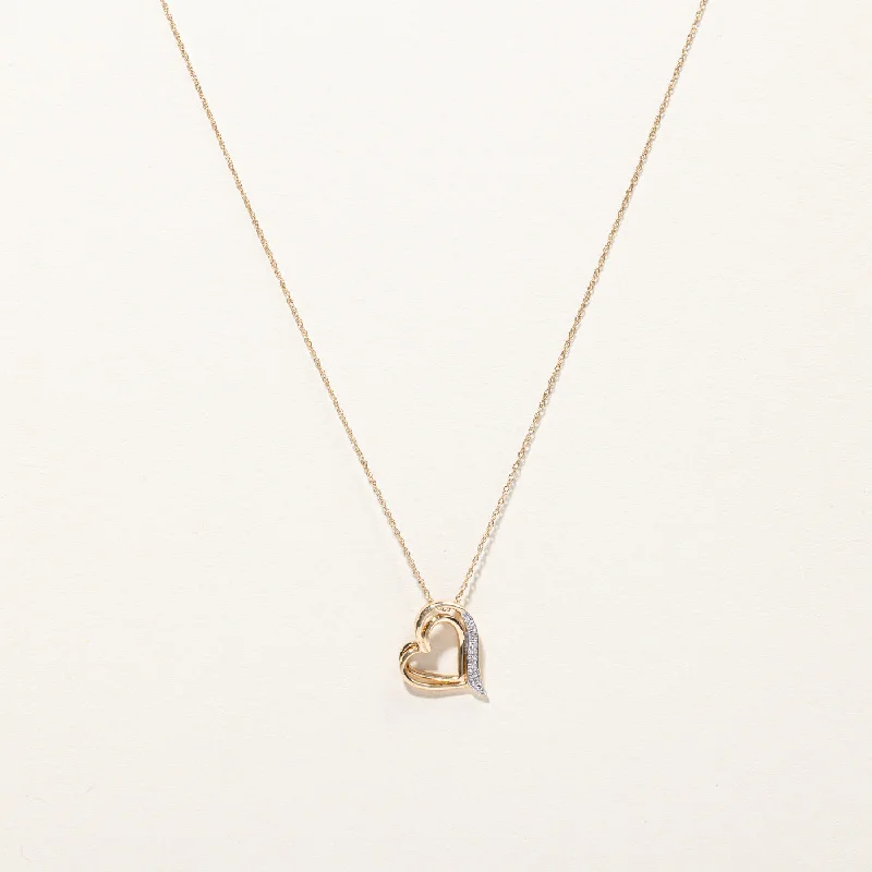 Shop Signature Jewelry Styles At Exclusive Prices Diamond Heart Pendant Necklace | 0.02ctw | 18"| Shop Signature Jewelry Styles At Exclusive Prices Diamond Heart Pendant Necklace | 0.02ctw | 18"|