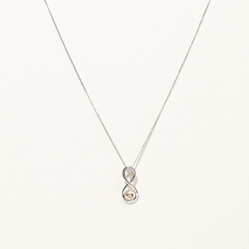 High-End Sparkle, Low-End Prices – Jewelry Sale Live Diamond Infinity Pendant Necklace | 0.04ctw | 18"| High-End Sparkle, Low-End Prices – Jewelry Sale Live Diamond Infinity Pendant Necklace | 0.04ctw | 18"|