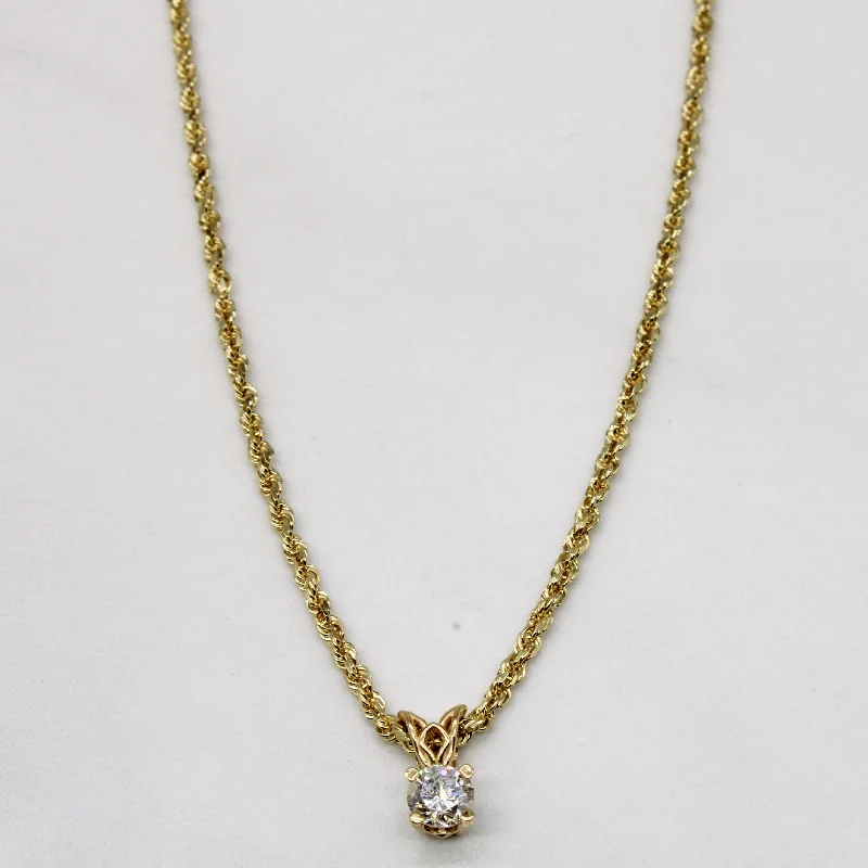 Luxury Meets Affordability – Jewelry Sale Live Now Diamond Pendant 14k Necklace | 0.22ct | 18" | Luxury Meets Affordability – Jewelry Sale Live Now Diamond Pendant 14k Necklace | 0.22ct | 18" |