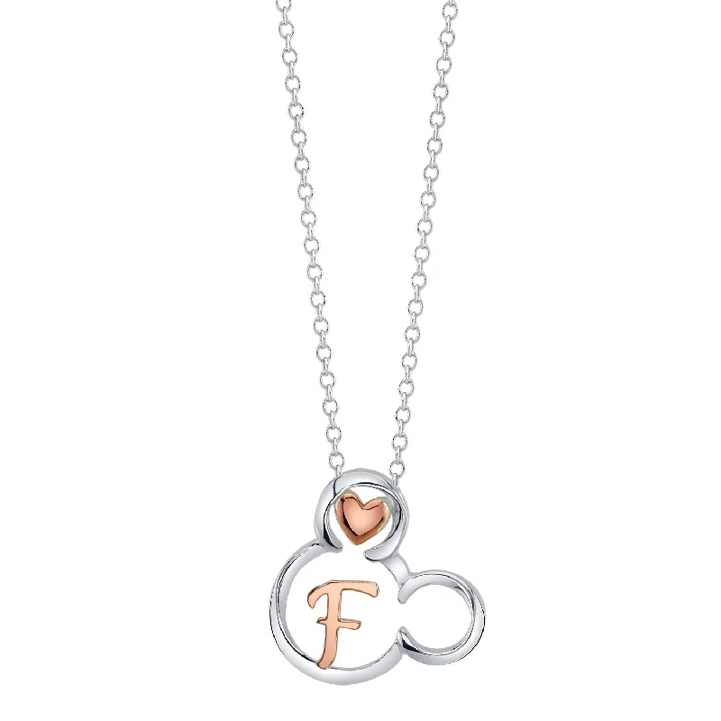 Save On Luxury Jewelry Pieces – Limited-Time Offers Disney Sterling Silver 18-inch Initial Pendant; Initial F Save On Luxury Jewelry Pieces – Limited-Time Offers Disney Sterling Silver 18-inch Initial Pendant; Initial F