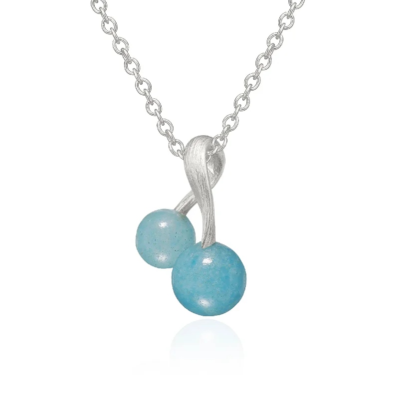 Timeless Jewelry, Timeless Savings – Don't Wait Vega 18K Silver Pendant w. Blue Aventurine