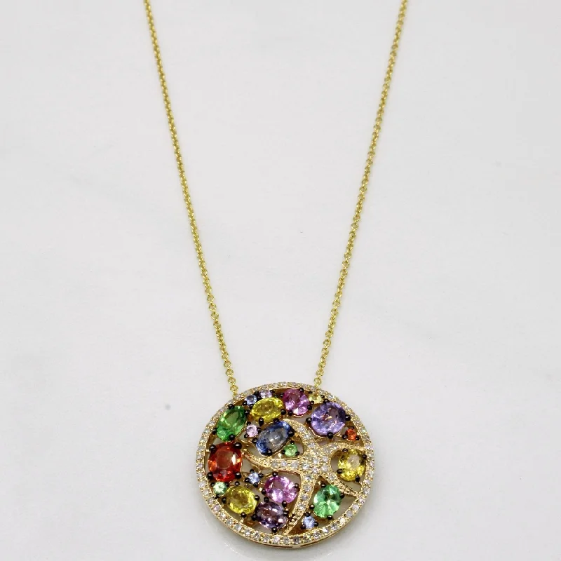 The Perfect Jewelry Piece At The Perfect Discount 'EFFY' Seaside 14k Yellow Gold Multi Gem Necklace | 2.07ctw | 18' The Perfect Jewelry Piece At The Perfect Discount 'EFFY' Seaside 14k Yellow Gold Multi Gem Necklace | 2.07ctw | 18'