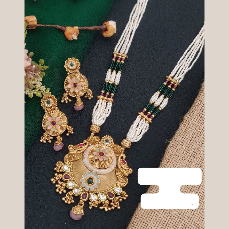The Perfect Accessory For Less – Jewelry Sale Live FS Collection Gold Plated Pota Stone And Pearl Long Necklace Set The Perfect Accessory For Less – Jewelry Sale Live FS Collection Gold Plated Pota Stone And Pearl Long Necklace Set