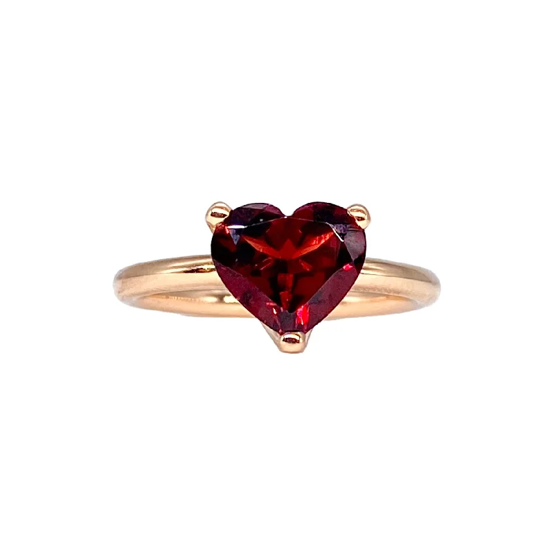 Elegant Necklaces And Bracelets At Limited-Time Offers Garnet Heart Solitaire Ring Elegant Necklaces And Bracelets At Limited-Time Offers Garnet Heart Solitaire Ring