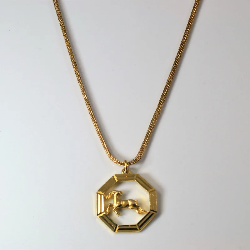 Shop Fine Jewelry With Amazing Deals Gold Ram Necklace | 16" |