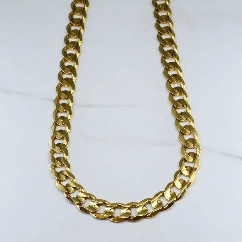 The Biggest Jewelry Sale Of The Year Is Here Heavy Yellow Gold Curb Chain | 24" |