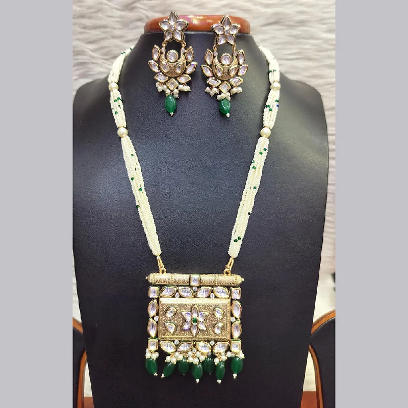 Discover Unique Jewelry With Special Limited-Time Offers Jain Jewellers Gold Plated Kundan And Pearl Long Necklace Set Discover Unique Jewelry With Special Limited-Time Offers Jain Jewellers Gold Plated Kundan And Pearl Long Necklace Set