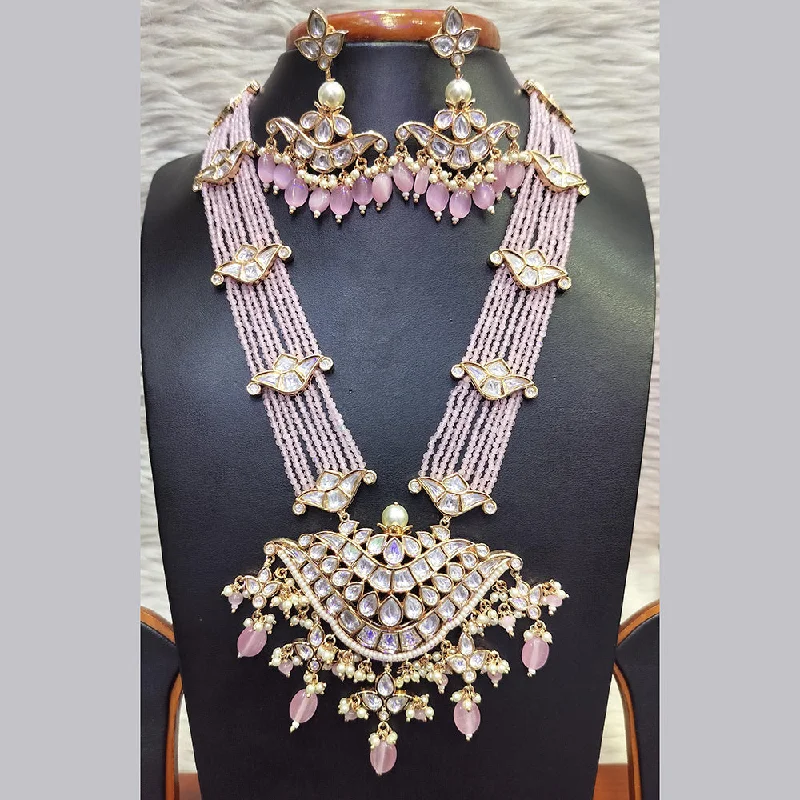 Timeless Jewelry Styles At Wallet-Friendly Prices Jain Jewellers Gold Plated Kundan And Pearl Long Necklace Set Timeless Jewelry Styles At Wallet-Friendly Prices Jain Jewellers Gold Plated Kundan And Pearl Long Necklace Set
