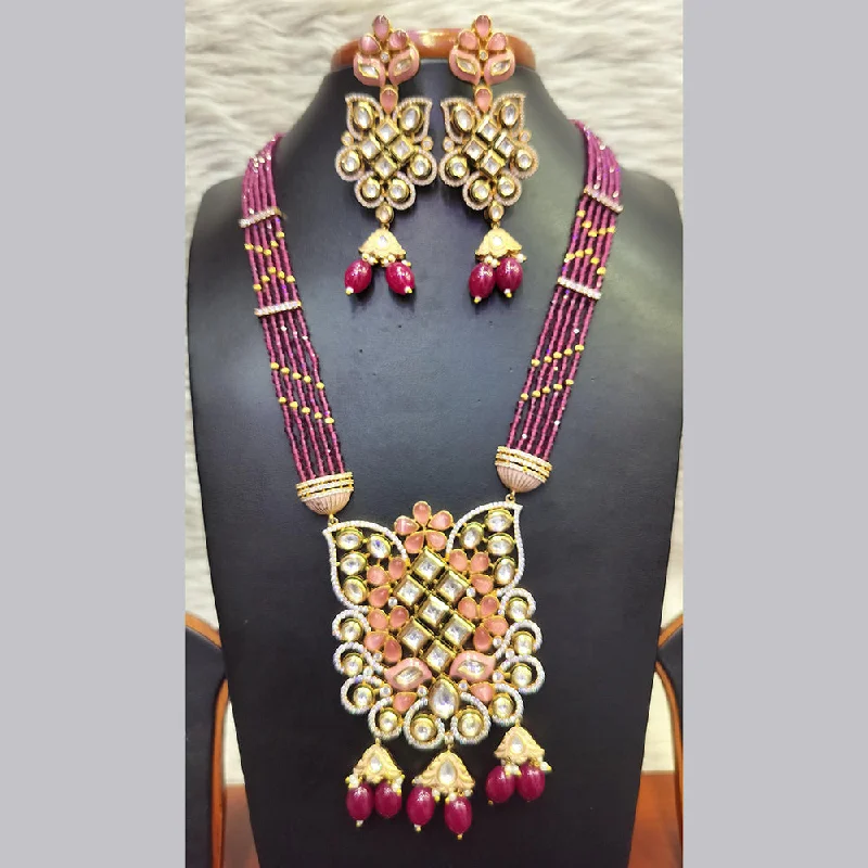 Shop High-Quality Jewelry At Jaw-Dropping Discounts Jain Jewellers Gold Plated Kundan And Pearl Long Necklace Set Shop High-Quality Jewelry At Jaw-Dropping Discounts Jain Jewellers Gold Plated Kundan And Pearl Long Necklace Set