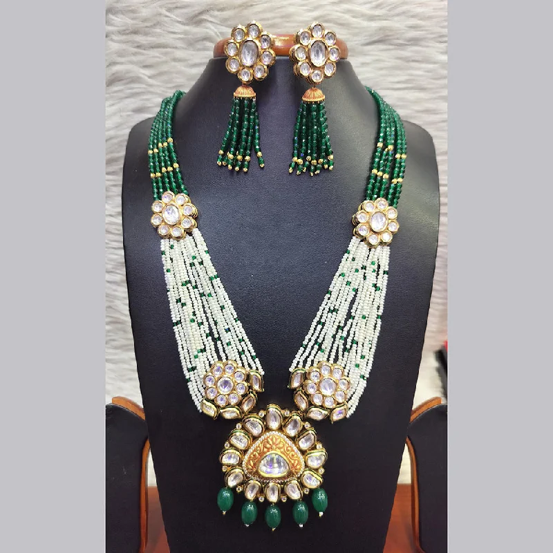 Shine In Style – Shop Jewelry Discounts Today Jain Jewellers Gold Plated Kundan And Pearl Long Necklace Set Shine In Style – Shop Jewelry Discounts Today Jain Jewellers Gold Plated Kundan And Pearl Long Necklace Set