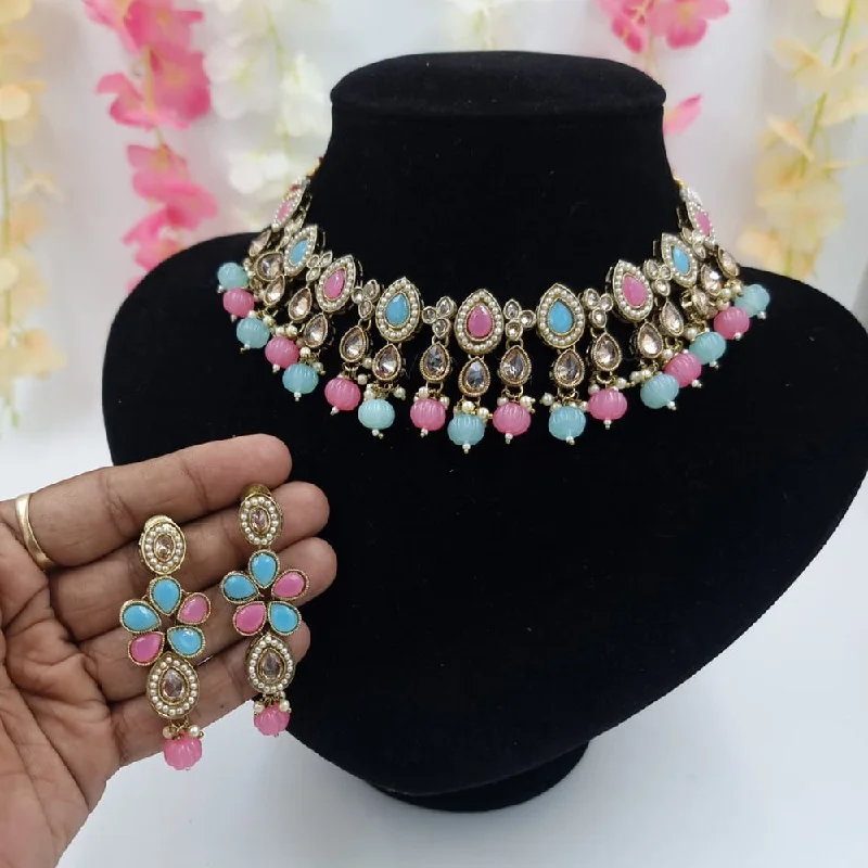 Shop Dazzling Jewelry At The Best Prices JCM Gold Plated Crystal Stone Necklace Set Shop Dazzling Jewelry At The Best Prices JCM Gold Plated Crystal Stone Necklace Set