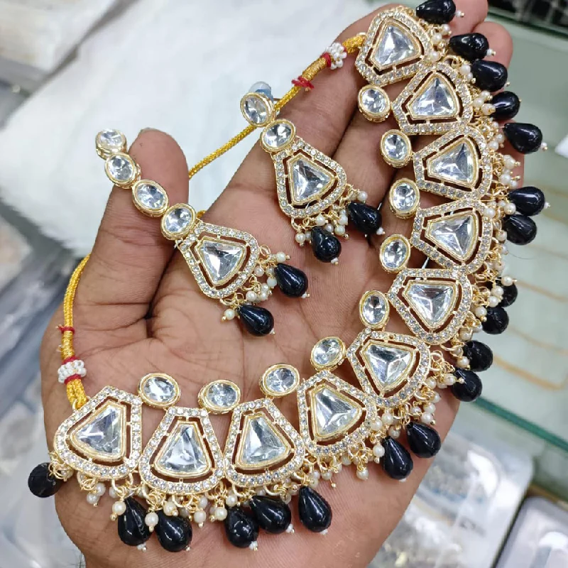 Affordable Glamour – Premium Jewelry At Special Prices Kavita Art Gold Plated Crystal Necklace Set Affordable Glamour – Premium Jewelry At Special Prices Kavita Art Gold Plated Crystal Necklace Set