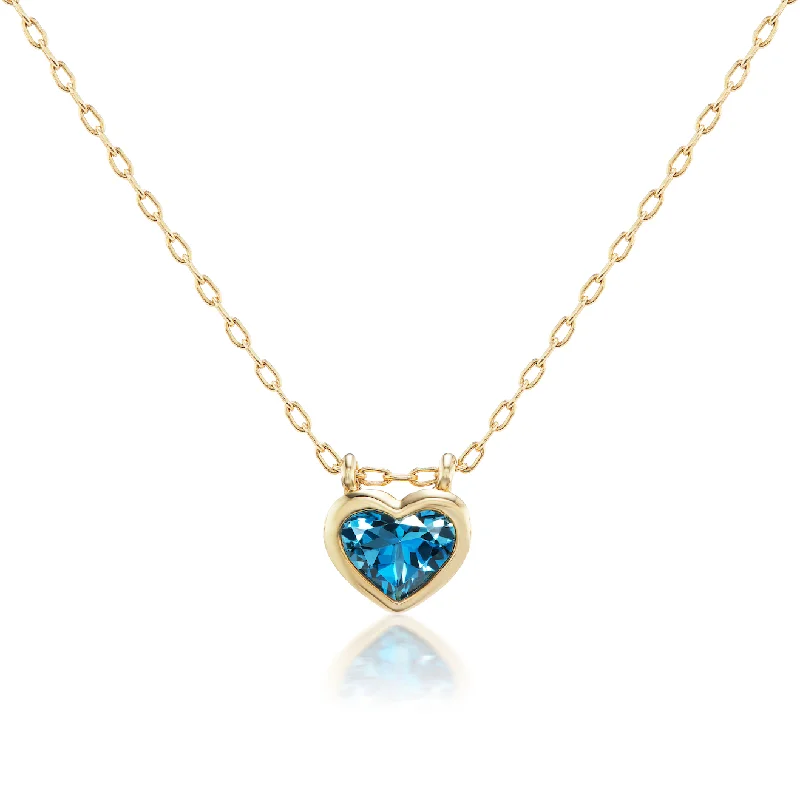Exclusive Savings On Timeless Jewelry Pieces Large London Blue Topaz Bezel Set Heart Necklace Exclusive Savings On Timeless Jewelry Pieces Large London Blue Topaz Bezel Set Heart Necklace