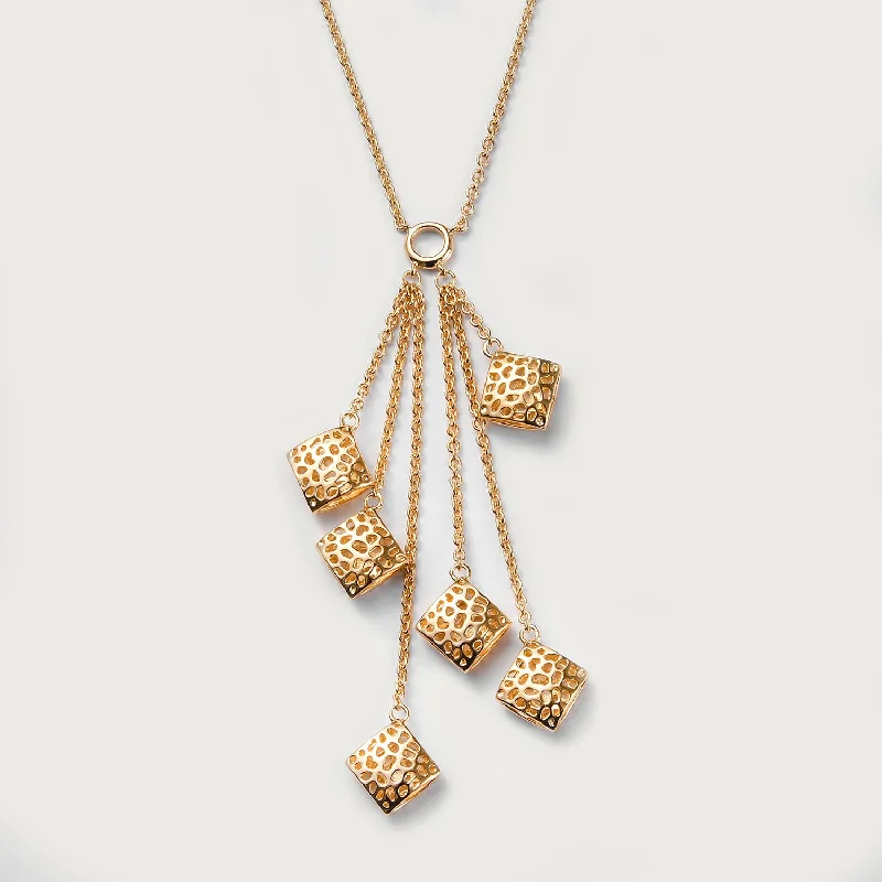 Elegant Jewelry At Unbeatable Prices – Shop Today Lattice Multi Pebble Necklace