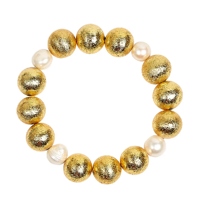 Grab Your Dream Jewelry At The Lowest Prices Lisi Lerch Georgia Beaded Bracelet- 14mm and Freshwater Pearl Grab Your Dream Jewelry At The Lowest Prices Lisi Lerch Georgia Beaded Bracelet- 14mm and Freshwater Pearl