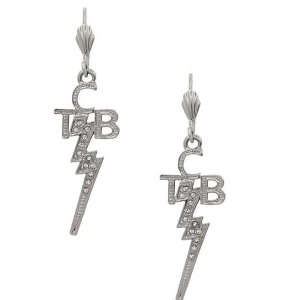 Unique Jewelry Designs Now At Discounted Rates Lowell Hays Sterling Silver Plated Crystal TCB Earrings Unique Jewelry Designs Now At Discounted Rates Lowell Hays Sterling Silver Plated Crystal TCB Earrings