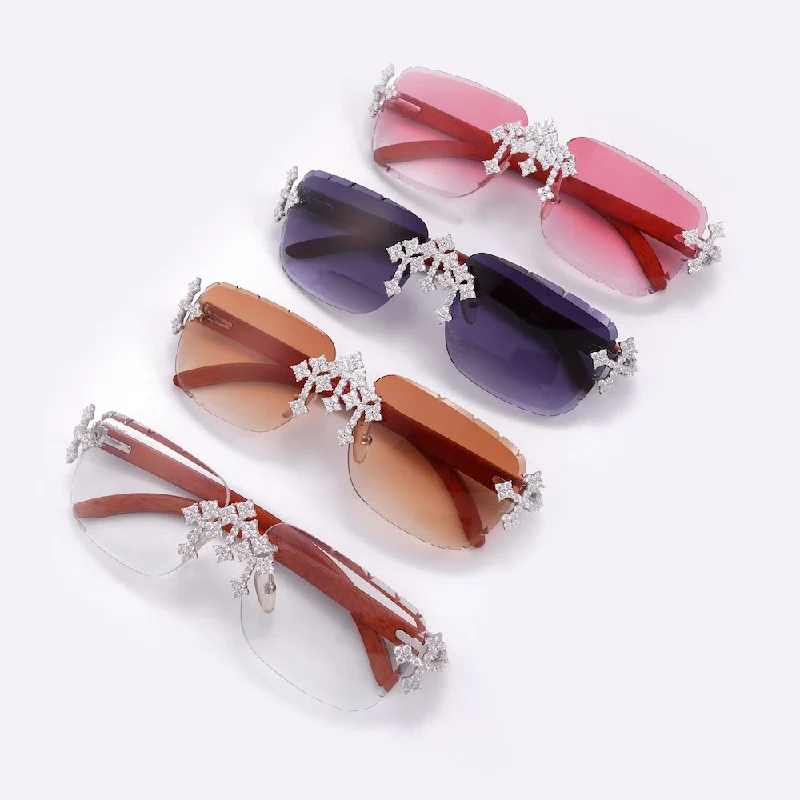 Flash Deals On Fine Jewelry – Shop Before It's Gone Moissanite Fleuree Cross Sunglasses 14K Gold Flash Deals On Fine Jewelry – Shop Before It's Gone Moissanite Fleuree Cross Sunglasses 14K Gold