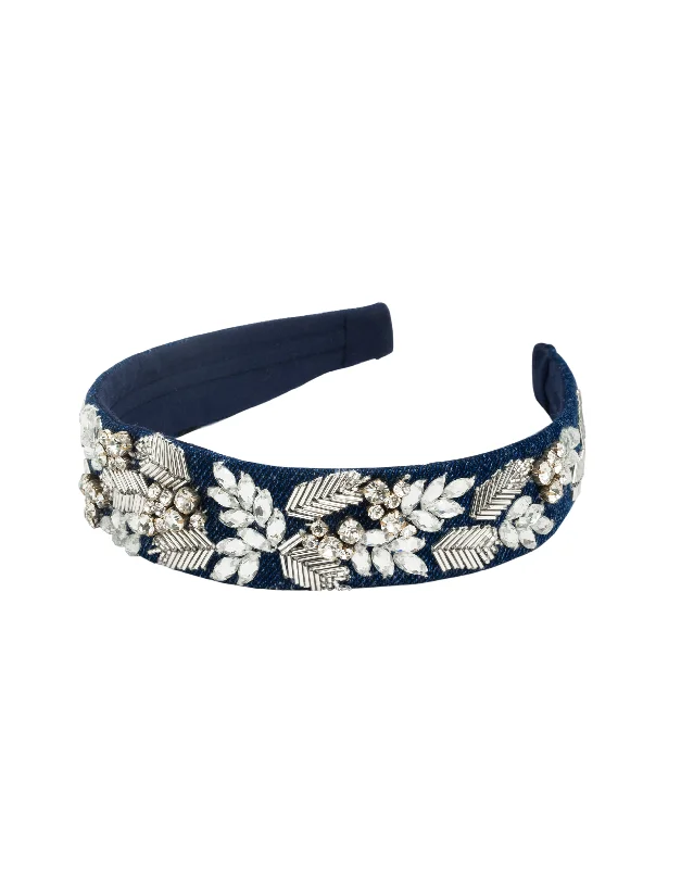 Upgrade Your Collection With Our Limited-Time Jewelry Sale Navy White Leaf