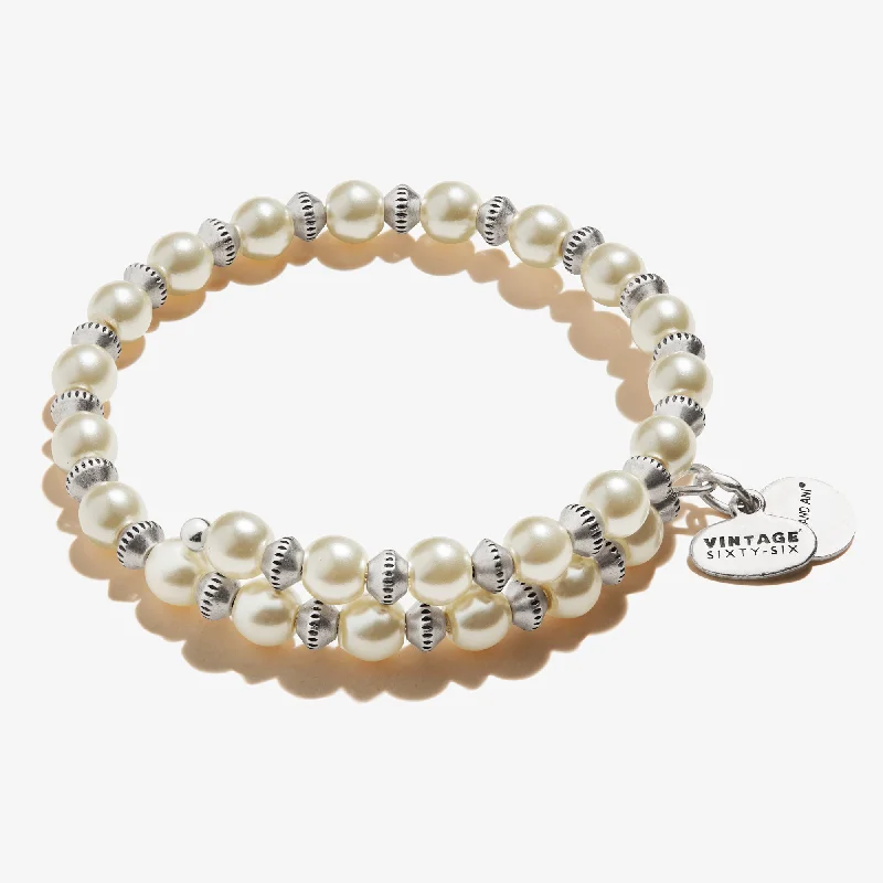 Luxury Handcrafted Jewelry For Elegant Looks Pearl Wrap Bracelet