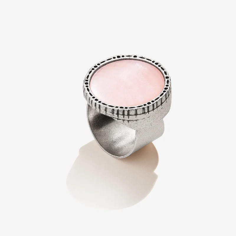 Seasonal Jewelry Sale – Upgrade Your Collection Pink Mussel Cocktail Ring