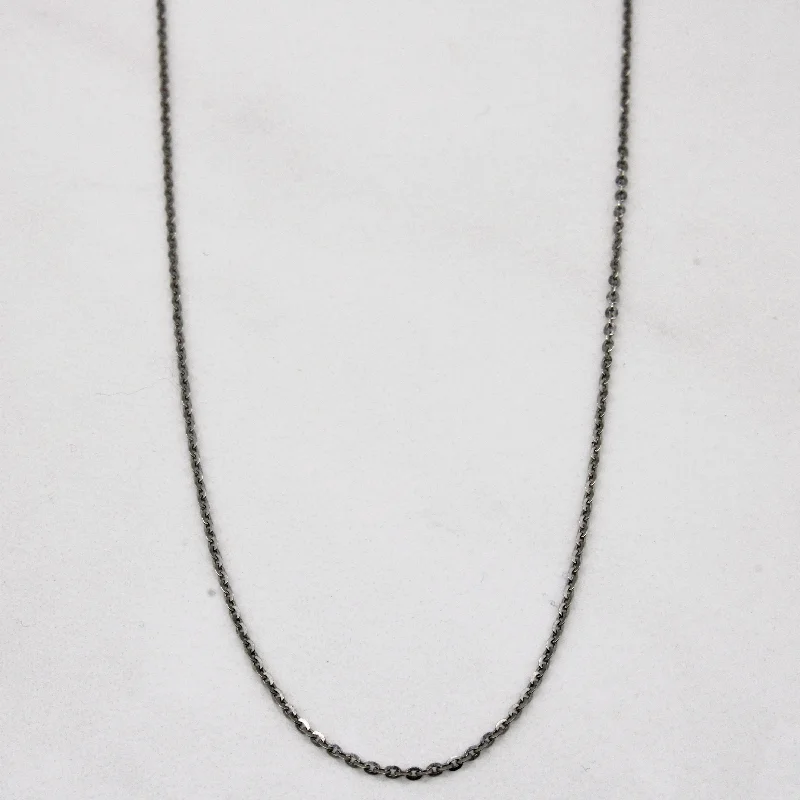 Limited-Time Jewelry Sale – Don't Miss Out On Dazzling Discounts Platinum Cable Chain | 0.55mm | 18" | Limited-Time Jewelry Sale – Don't Miss Out On Dazzling Discounts Platinum Cable Chain | 0.55mm | 18" |