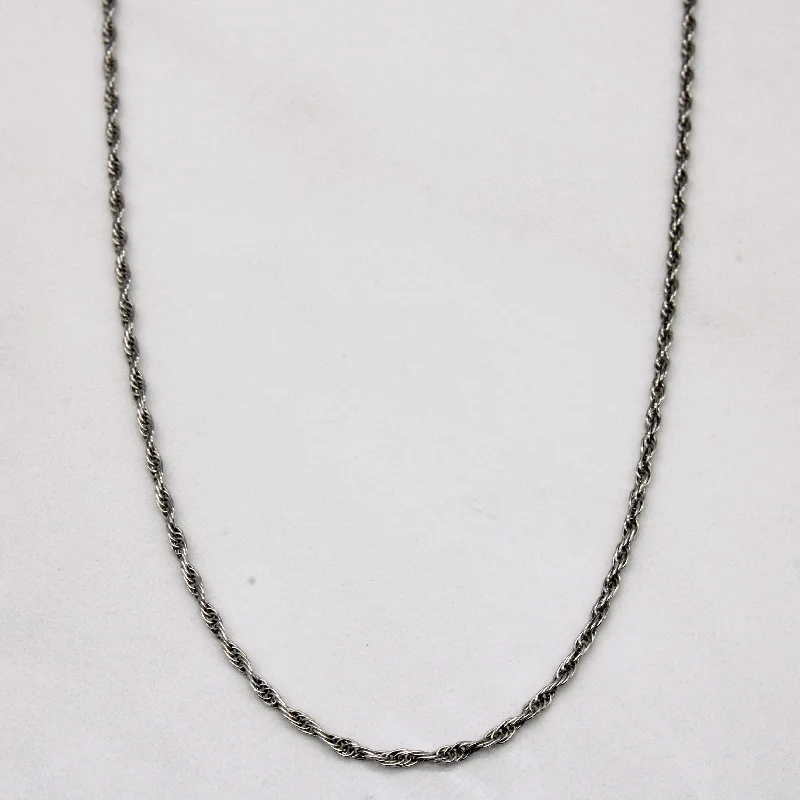 Elegant Jewelry At Unbeatable Prices – Shop Today Platinum Rope Chain | 1.10mm | 24" | Elegant Jewelry At Unbeatable Prices – Shop Today Platinum Rope Chain | 1.10mm | 24" |