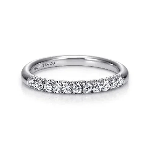 Seasonal Jewelry Clearance – Best Styles At The Lowest Prices Portofino - 14K White Gold 11 Stone French Pave Diamond Wedding Band - 0.24 ct Seasonal Jewelry Clearance – Best Styles At The Lowest Prices Portofino - 14K White Gold 11 Stone French Pave Diamond Wedding Band - 0.24 ct
