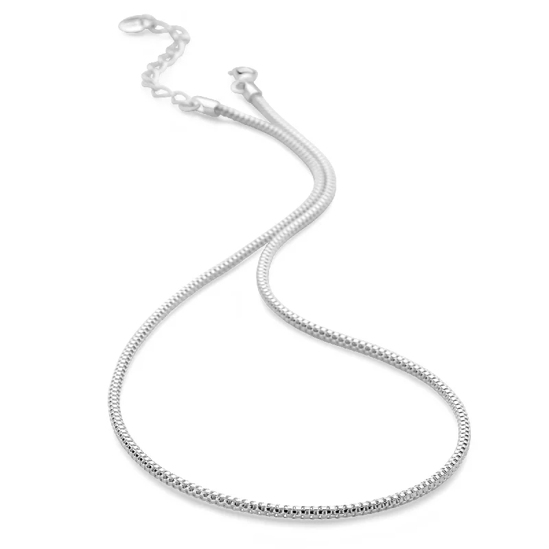 Luxury Handcrafted Jewelry For Elegant Looks Rounded Mesh Chain