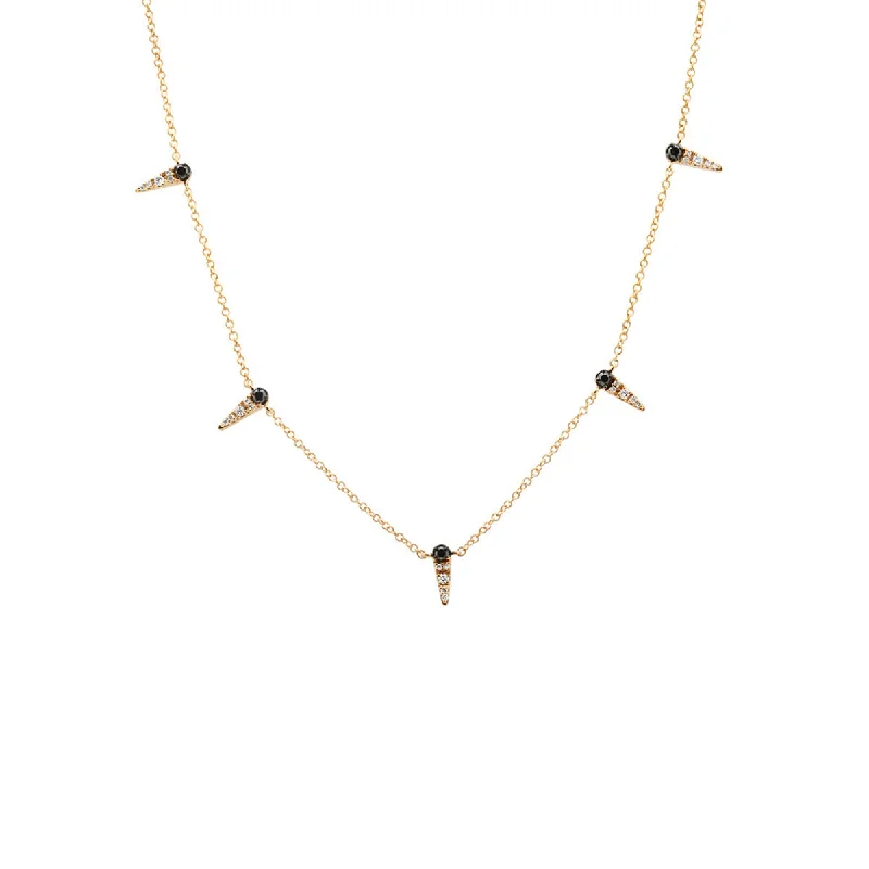 Unmissable Jewelry Discounts – Elevate Your Look For Less Spike Black Diamond Necklace Unmissable Jewelry Discounts – Elevate Your Look For Less Spike Black Diamond Necklace