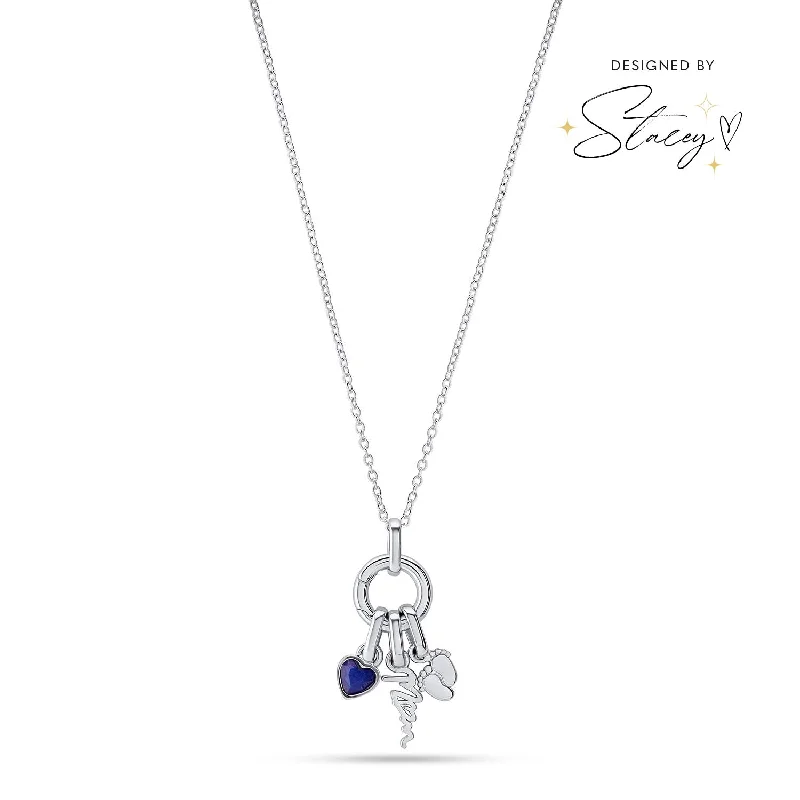 Romantic Heart-Shaped Jewelry For Special Gifts Stacey's Stories Multi Pendant Necklace (Silver) Romantic Heart-Shaped Jewelry For Special Gifts Stacey's Stories Multi Pendant Necklace (Silver)