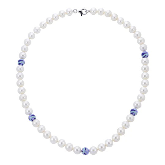 Unmissable Deals On Handmade Jewelry Collections Sterling Silver 8-8.5mm Freshwater Pearl Strand with Sterling Silver epoxy bead stations Unmissable Deals On Handmade Jewelry Collections Sterling Silver 8-8.5mm Freshwater Pearl Strand with Sterling Silver epoxy bead stations