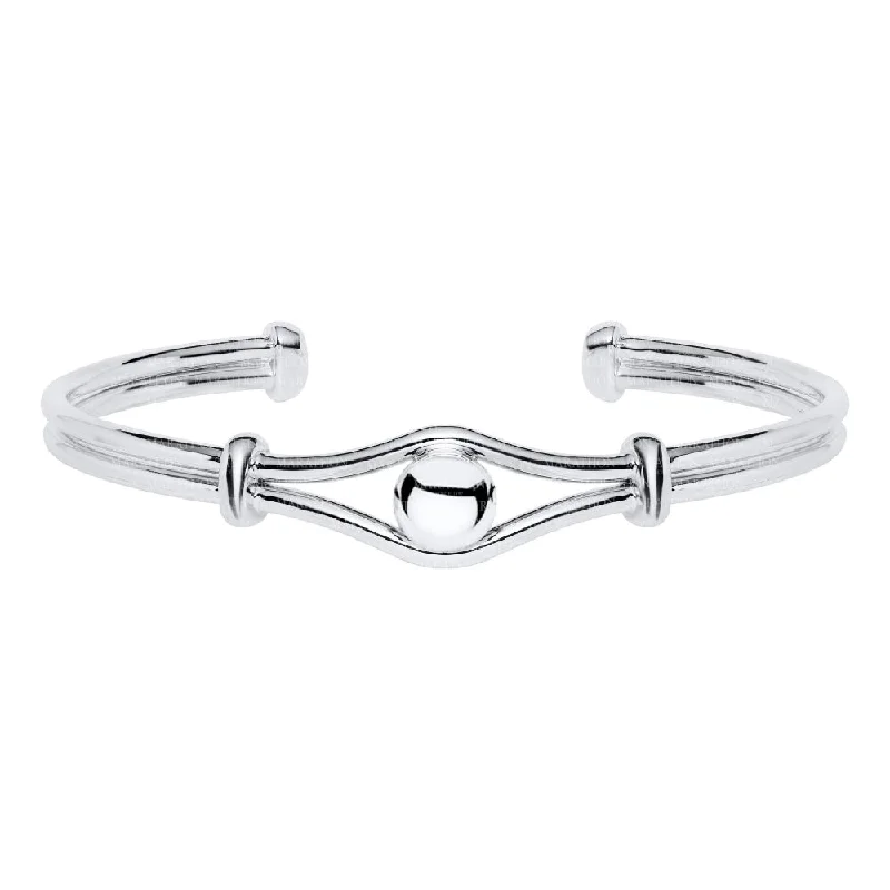 Limited-Time Offer On Elegant Jewelry Pieces Sterling Silver Bead Cuff 7"