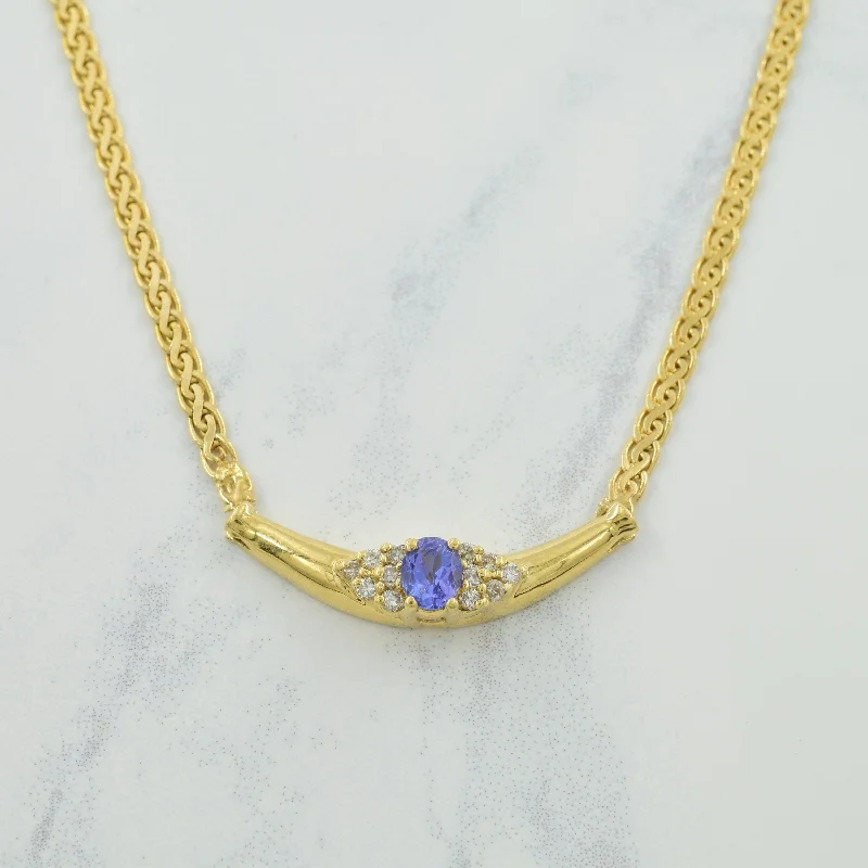 Flash Sale On Stunning Jewelry – Limited Stock Available Tanzanite & Diamond Pendant Necklace | 0.33ct, 0.14ctw | 17" | Flash Sale On Stunning Jewelry – Limited Stock Available Tanzanite & Diamond Pendant Necklace | 0.33ct, 0.14ctw | 17" |