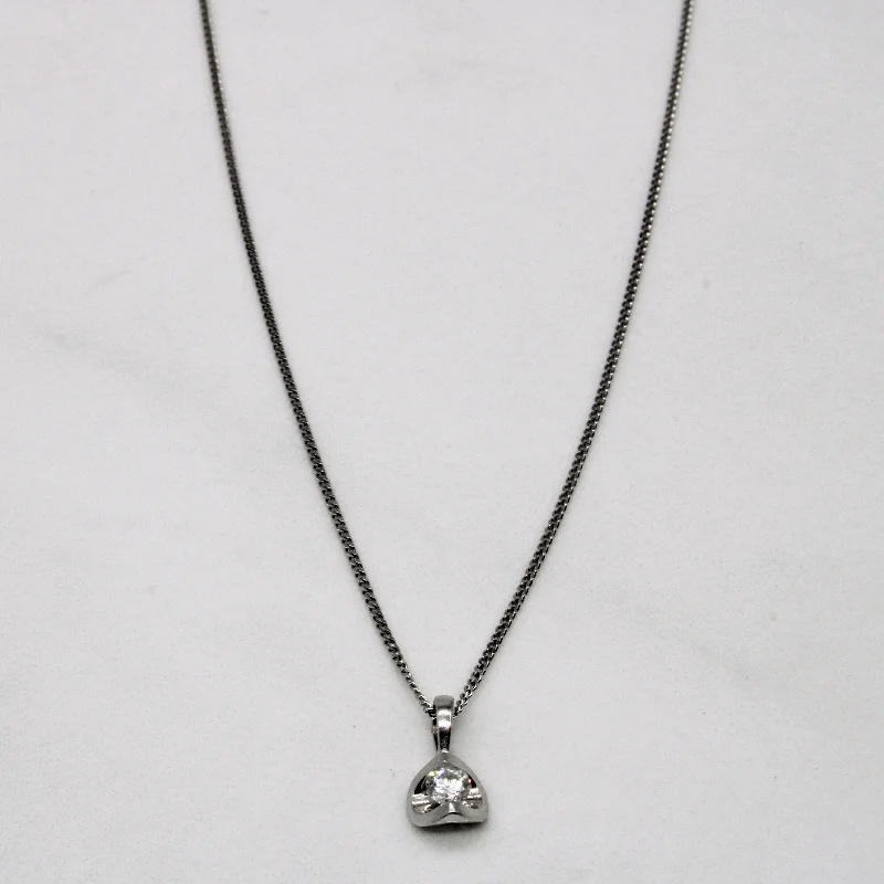 Don't Miss Out On Bestselling Jewelry At Special Prices Tension Set Diamond Pendant Necklace | 0.09ct | 17" | Don't Miss Out On Bestselling Jewelry At Special Prices Tension Set Diamond Pendant Necklace | 0.09ct | 17" |