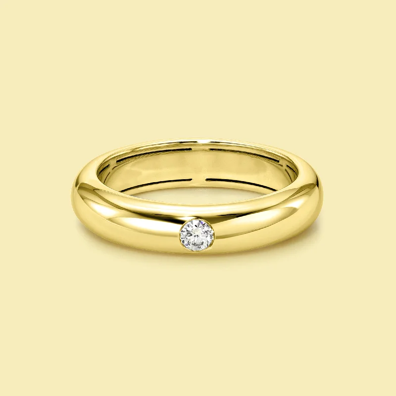 Must-Have Jewelry At Unbelievable Discounts The Cloud, Chunky Round-cut Bezel-set Diamond Band Must-Have Jewelry At Unbelievable Discounts The Cloud, Chunky Round-cut Bezel-set Diamond Band