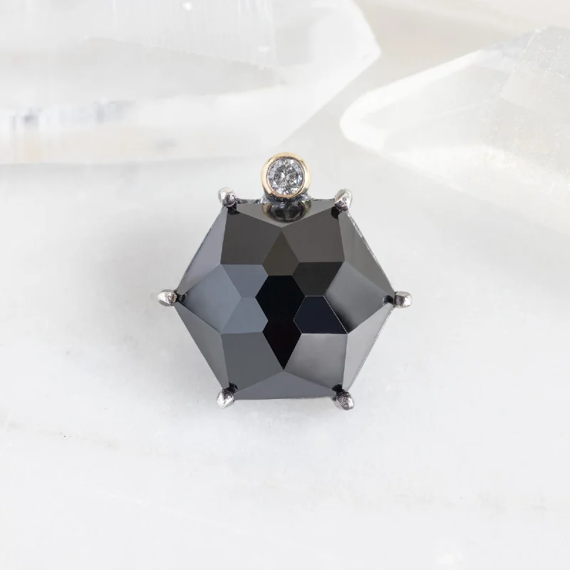 Breathtaking Jewelry At Limited-Time Savings The Onyx & Diamond Tie Tac | Oxidized Sterling Silver Breathtaking Jewelry At Limited-Time Savings The Onyx & Diamond Tie Tac | Oxidized Sterling Silver