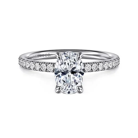 Sparkle For Less – Shop Our Limited-Time Jewelry Deals Twain - 14K White Gold Oval Diamond Engagement Ring (Setting Only) Sparkle For Less – Shop Our Limited-Time Jewelry Deals Twain - 14K White Gold Oval Diamond Engagement Ring (Setting Only)
