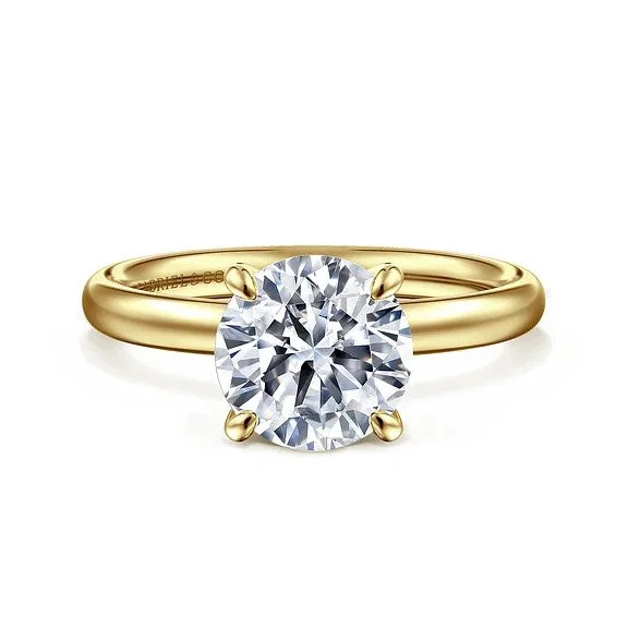 Sparkle For Less – Shop Jewelry Deals Now Unite - 14K Yellow Gold Round Solitaire Diamond Engagement Ring (Setting Only) Sparkle For Less – Shop Jewelry Deals Now Unite - 14K Yellow Gold Round Solitaire Diamond Engagement Ring (Setting Only)