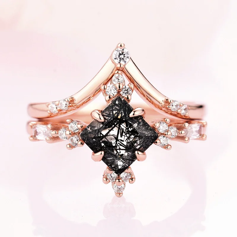 Elegant Jewelry, Exclusive Prices – Shop Now Vintage Natural Rutilated Quartz Ring Set- 14K Rose Gold Vermeil Elegant Jewelry, Exclusive Prices – Shop Now Vintage Natural Rutilated Quartz Ring Set- 14K Rose Gold Vermeil