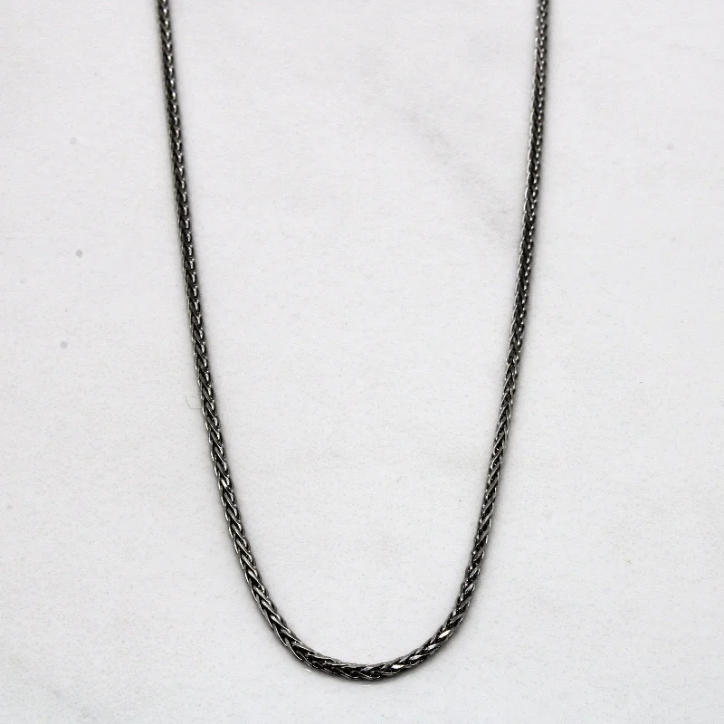 Seasonal Jewelry Clearance – Best Styles At The Lowest Prices 10k White Gold Wheat Chain | 16" | Seasonal Jewelry Clearance – Best Styles At The Lowest Prices 10k White Gold Wheat Chain | 16" |
