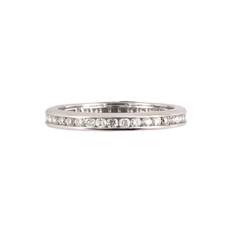 Last Chance To Shop High-End Jewelry At Markdown Prices Diamond Channel-Set White Gold Eternity Ring Last Chance To Shop High-End Jewelry At Markdown Prices Diamond Channel-Set White Gold Eternity Ring