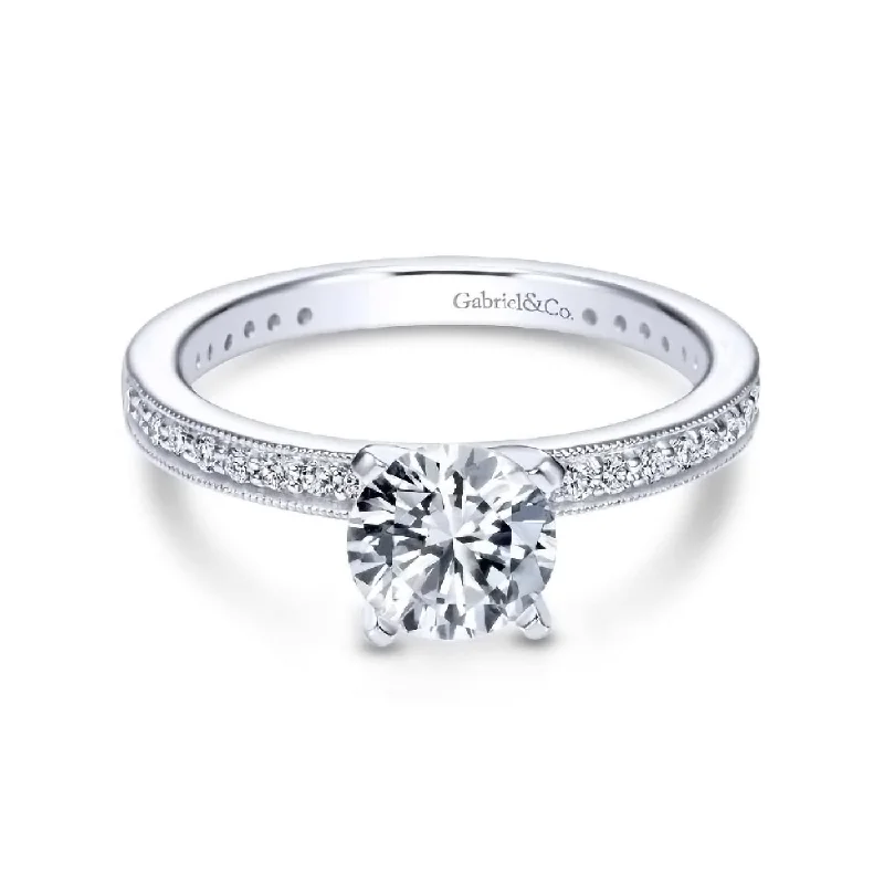 Eco-Friendly Sustainable Jewelry For Conscious Buyers White Gold Diamond Semi Mount Engagement Ring Eco-Friendly Sustainable Jewelry For Conscious Buyers White Gold Diamond Semi Mount Engagement Ring