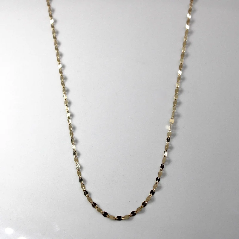 Dazzle In Elegance With Our Biggest Jewelry Sale Yellow Gold Textured Chain | 22"|